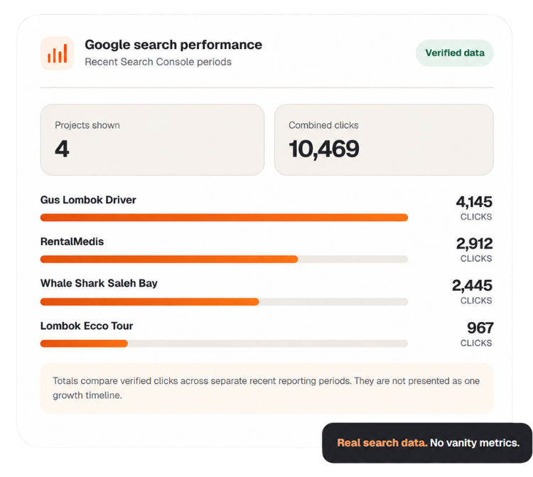 Wira SEO google searh performance